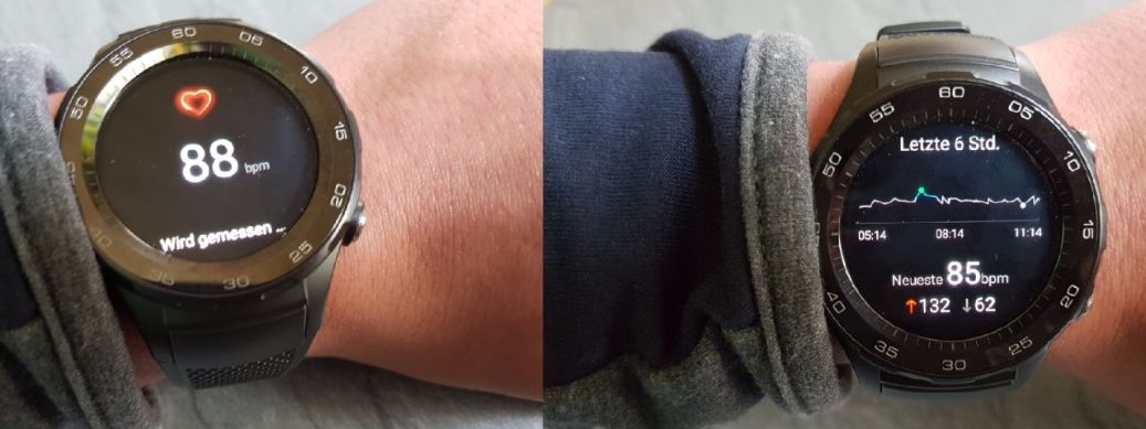 Pulsmessung Huawei Watch 2 Pulsmessung Huawei Watch 2