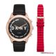 Schwarz/Rosegold - (inkl. Silikonarmband Rot) Schwarz/Rosegold - (inkl. Silikonarmband Rot)