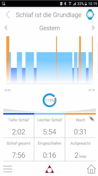 Schlaftracking Alpina Seastrong Horological Smartwatch Schlaftracking Alpina Seastrong Horological Smartwatch