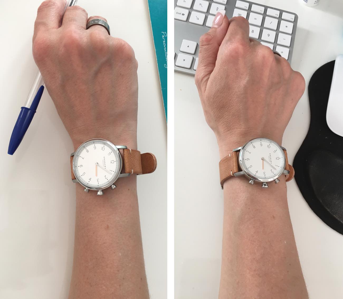 Kronaby Hybrid Smartwatch Nord am Arm Kronaby Hybrid Smartwatch Nord am Arm