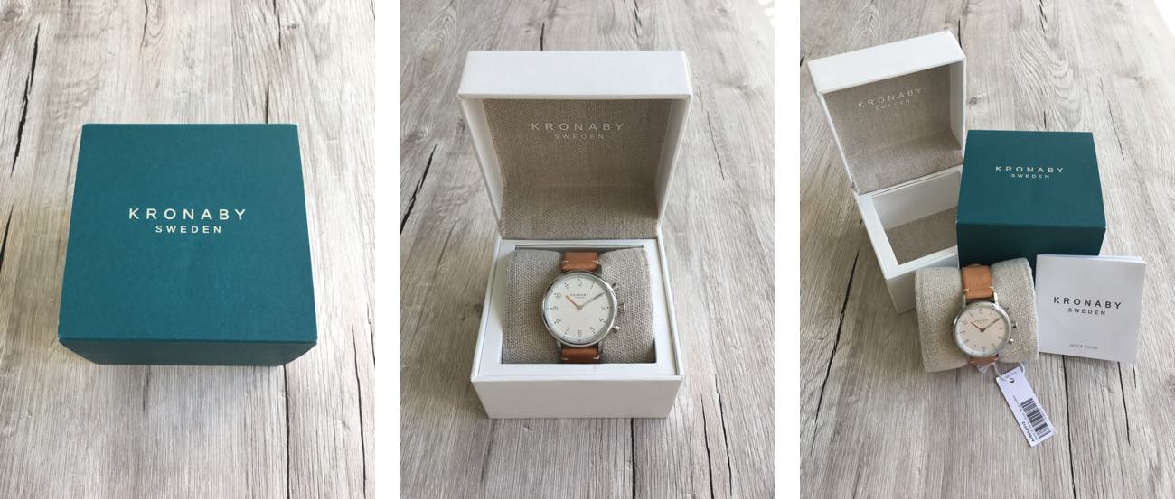 Kronaby Hybrid Smartwatch Nord Verpackung und Lieferumfang Kronaby Hybrid Smartwatch Nord Verpackung und Lieferumfang