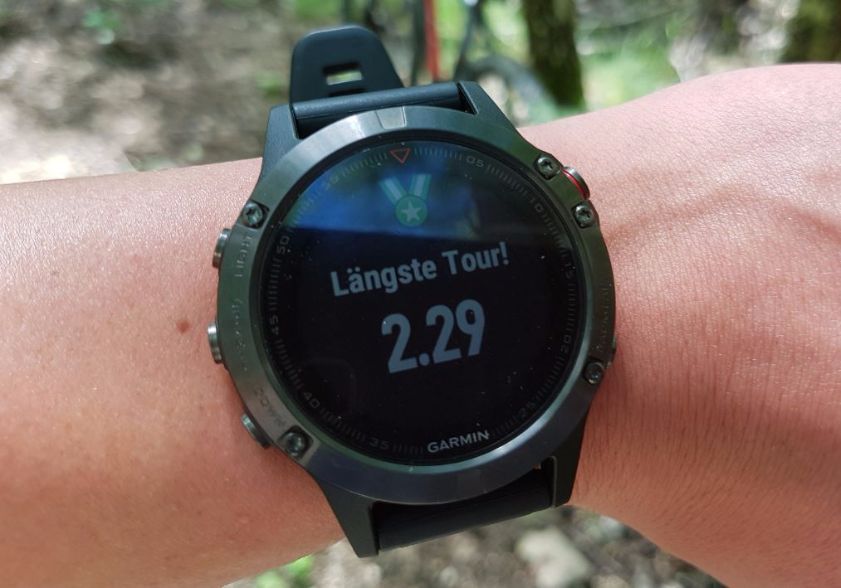 Rekord erreicht Garmin fenix 5 Fitness Uhr