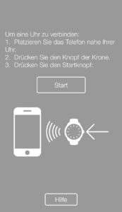 Frederique Constant Horological Smartwatch App MMT 365 Kopplung