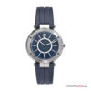 Herren,Leder - Blau/Silber/Blau