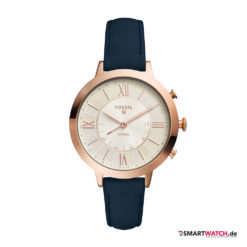 Fossil Q Jacqueline, Leder - Dunkelblau/Rosegold