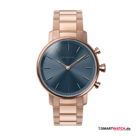 Kronaby Hybrid Smartwatch Carat,Gliederarmband - Rosegold/Schwarz