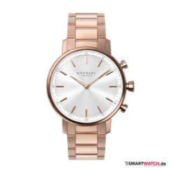 Kronaby Hybrid Smartwatch Carat,Gliederarmband - Rosegold/Weiß