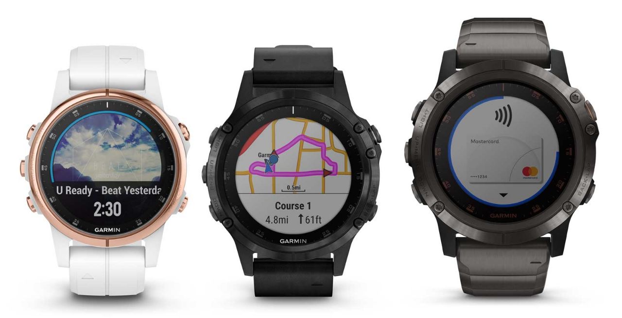 Garmin fenix 5 Plus Serie Fitness Uhr 2018_1