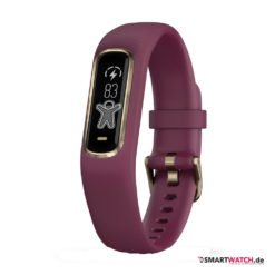 Garmin Vivosmart 4, Größe S/M - Dunkelrot/Rosegold