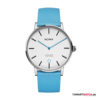 Leder - Hellblau/Silber Leder - Hellblau/Silber