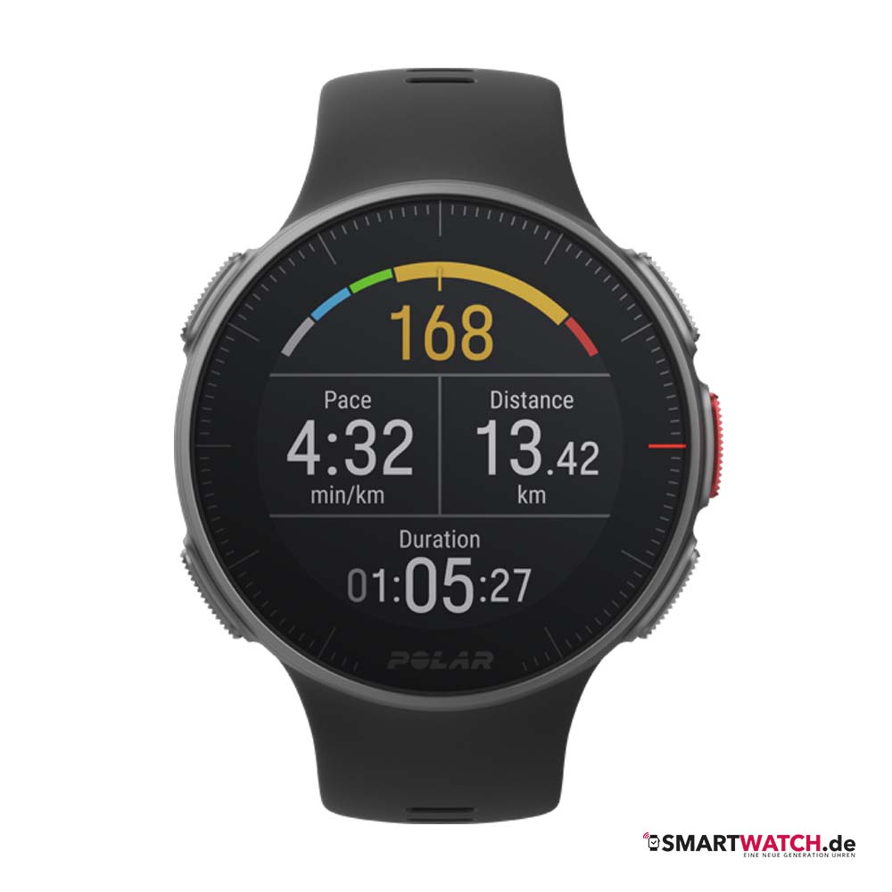 Polar Vantage V, Größe M/L - Schwarz/Grau Polar Vantage V, Größe M/L - Schwarz/Grau