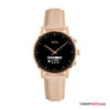 VIITA Hybrid HRV Classic,40mm - Leder,Beige/Rosegold