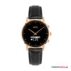 VIITA Hybrid HRV Classic,40mm - Leder,Schwarz/Rosegold