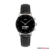 VIITA Hybrid HRV Classic,40mm - Leder,Schwarz/Silber