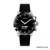 VIITA Hybrid HRV Tachymeter,45,3mm - Silikon,Schwarz/Silber/Schwarz