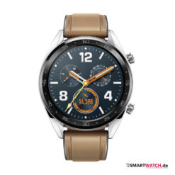 Huawei Watch GT, Leder- Braun/Silber