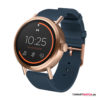 41mm,Leder - Blau/Rosegold