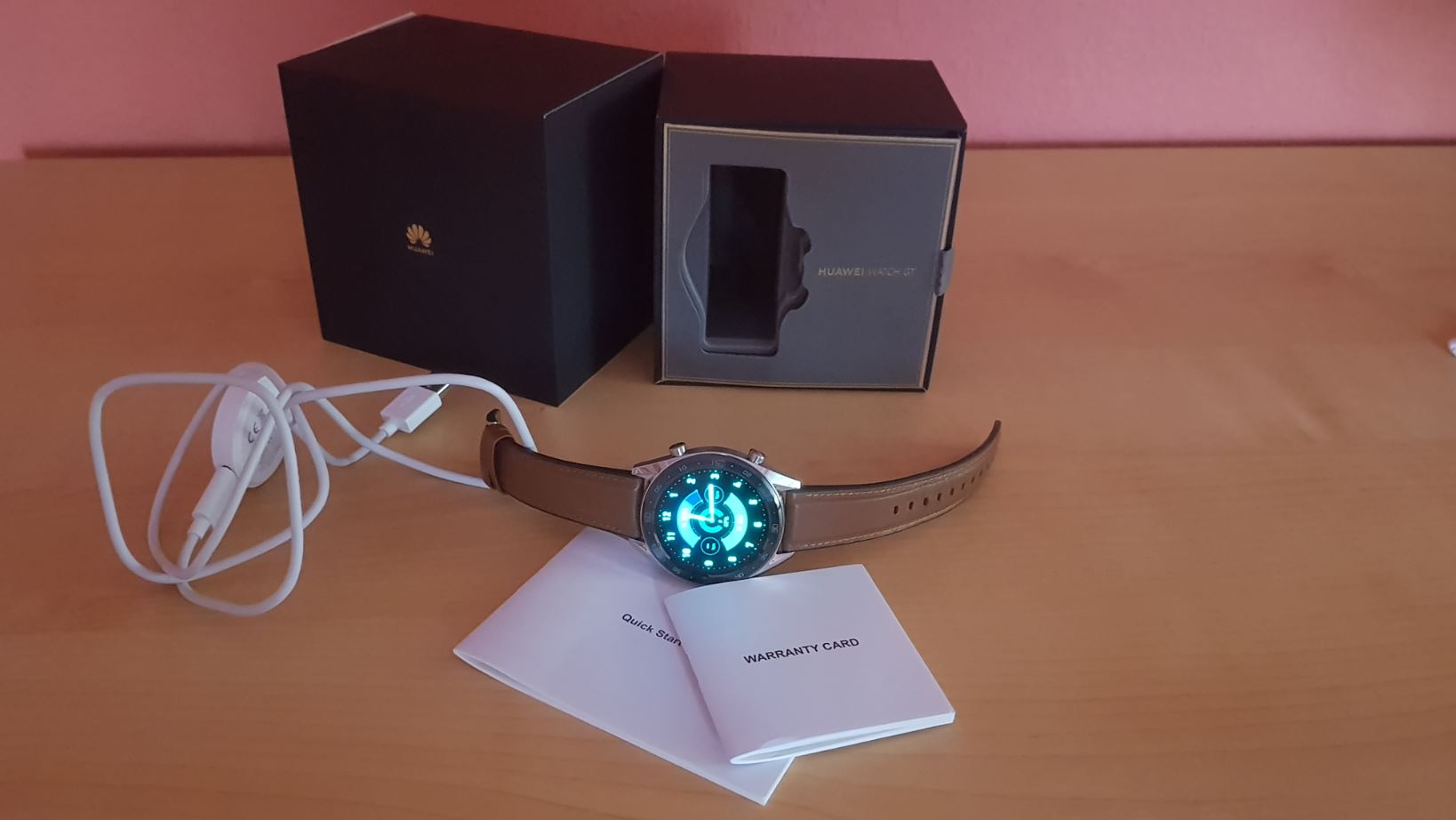 Huawei Watch GT Smartwatch Test Lieferumfang