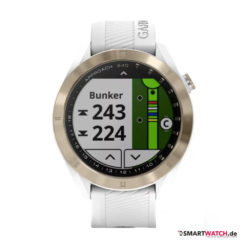 Garmin Approach S40, Silikon - Weiß/Hellgold