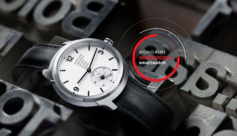 Mondaine Helvetica Smartwatch Vollansicht Mondaine Helvetica Smartwatch Vollansicht