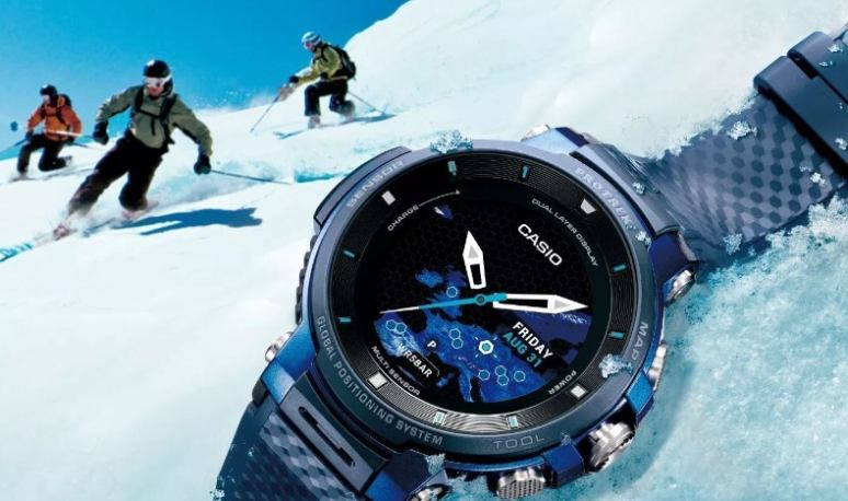 Casio WSD-F30 Smartwatch Skifahren
