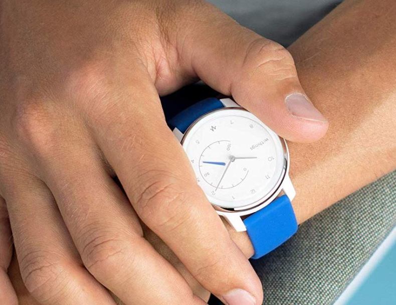 Withings Move ECG Smartwatch detaillierte Ansicht des Ziffernblatts Withings Move ECG Smartwatch detaillierte Ansicht des Ziffernblatts