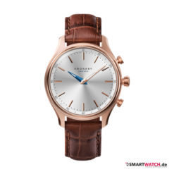 Kronaby Sekel - 38mm, Leder - Dunkelbraun/Rosegold/Silber