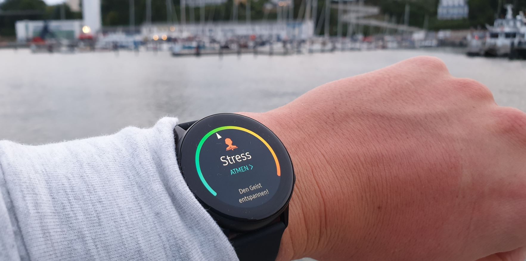 Samsung Galaxy Watch Active Stresstracking Smartwatch Test