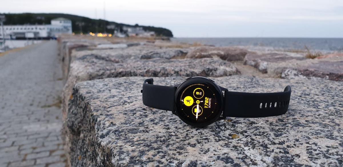 Samsung Galaxy Watch Active Vollansicht Smartwatch Test