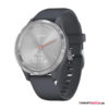 Garmin vívomove 3S,Silikon - Blau/Silber