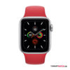 Apple Watch Series 5 = 40 mm, GPS Aluminium Sportarmband– Rot/Silber