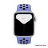 Apple Watch Series 5 = 44 mm, GPS + Cellular Aluminium Nike Sportarmband – Royal Pulse/Silber