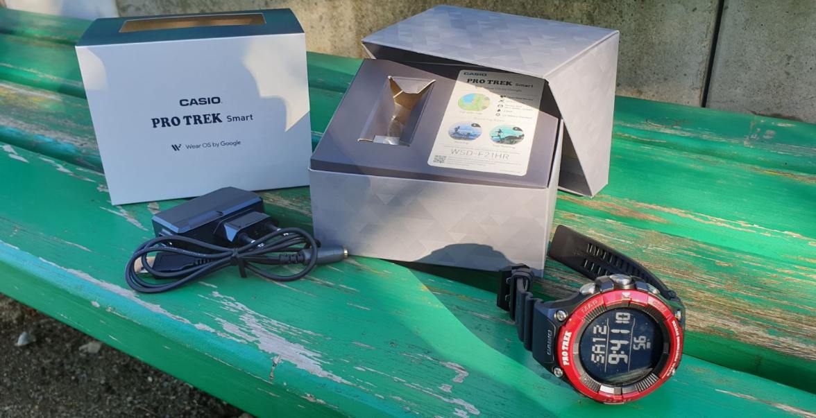 casio wsd-f21hr pro trek smartwatch test lieferumfang