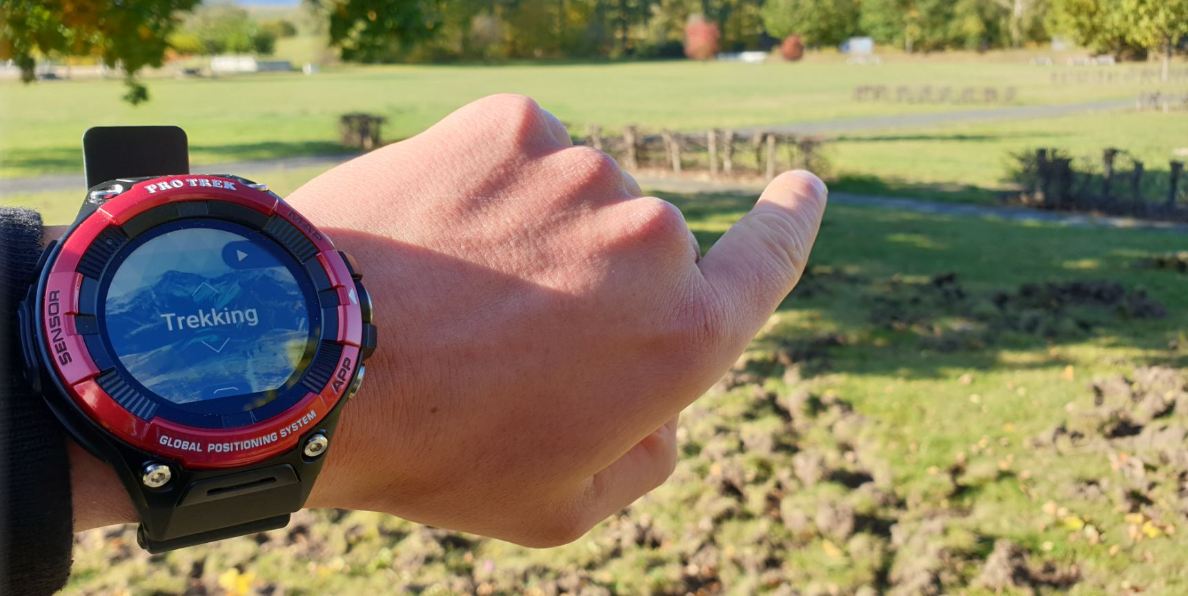 casio wsd-f21hr pro trek smartwatch test trekking