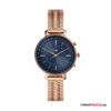 Edelstahl,Rosegold/Blau