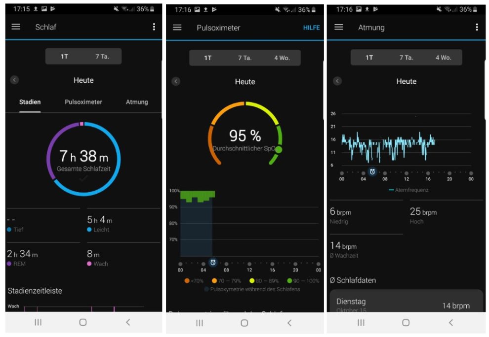 garmin venu fitness uhr test app einsichten garmin connect