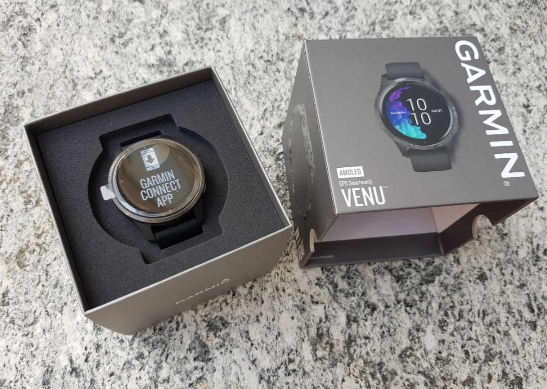 garmin venu fitness uhr test lieferumfang