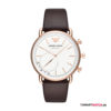 Leder - Braun/Rosegold/Weiß Leder - Braun/Rosegold/Weiß