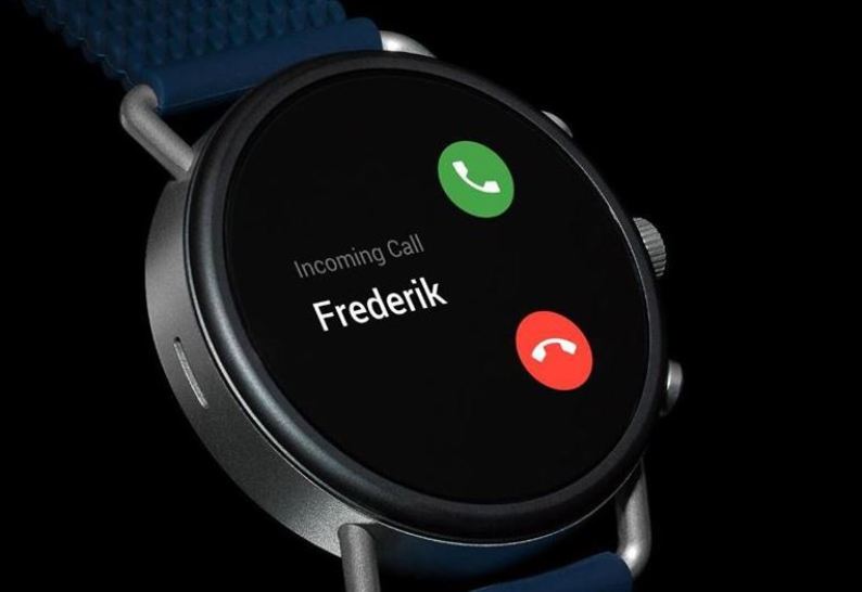 skagen connected falster 3 eingehender anruf auf dem display der smartwatch skagen connected falster 3 eingehender anruf auf dem display der smartwatch