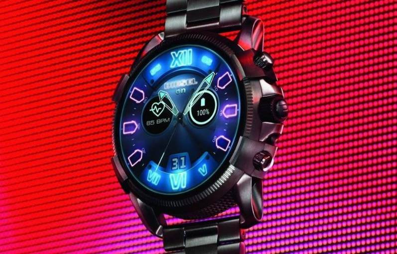 Detailansicht Watchface der Diesel On Full Guard 2.5 Smartwatch Detailansicht Watchface der Diesel On Full Guard 2.5 Smartwatch