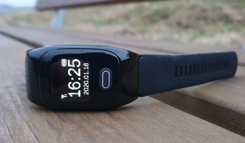 tellimed Solino GPS Notfall Uhr Vollansicht liegend