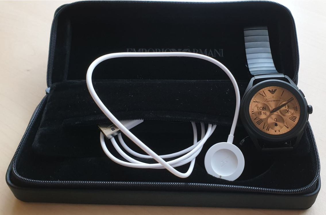 emporio armani connected smartwatch 3 test etui