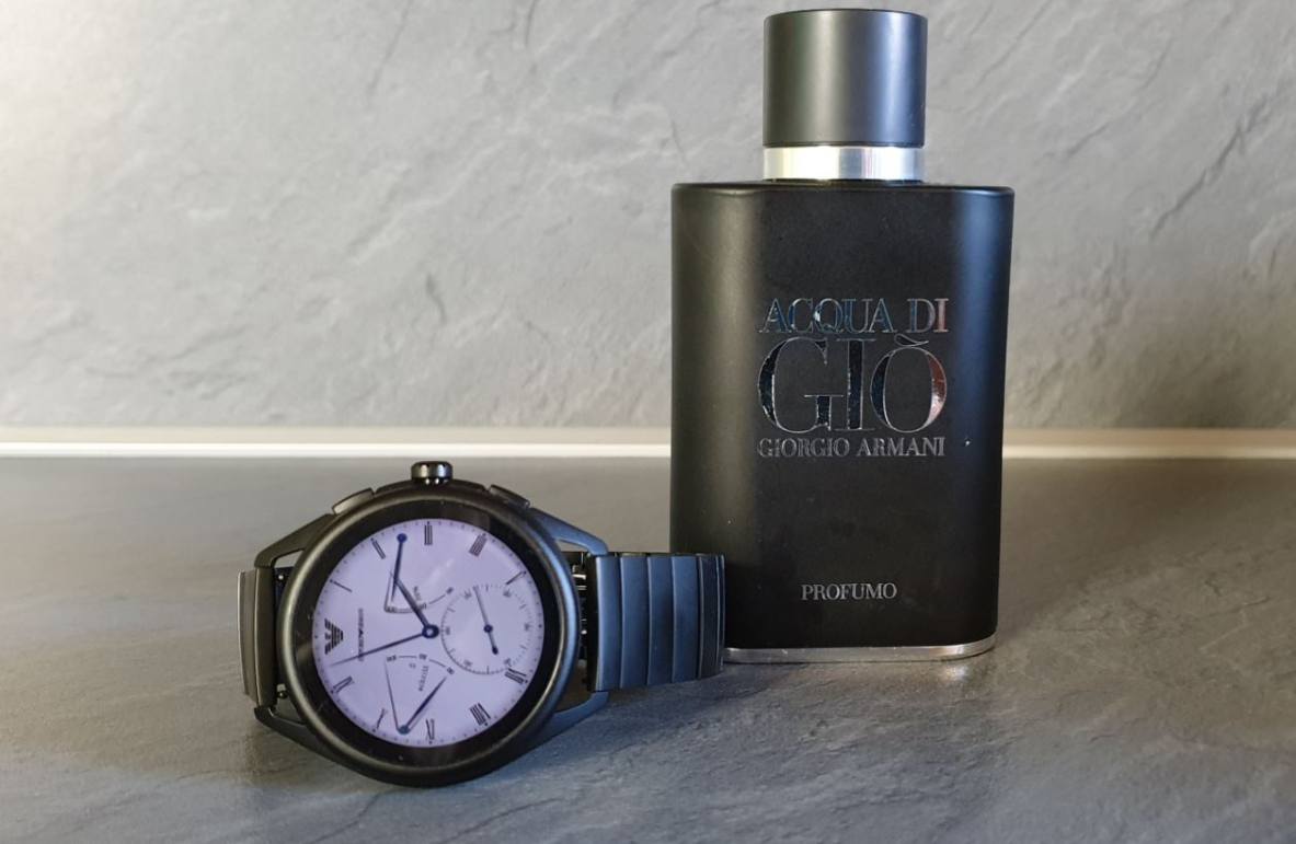 emporio armani connected smartwatch 3 test liegend