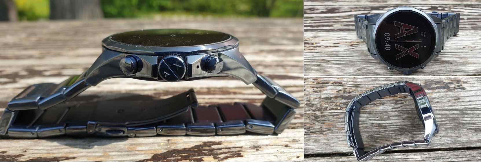 armani exchange connected touchscreen smartwatch verschiedene perspektiven