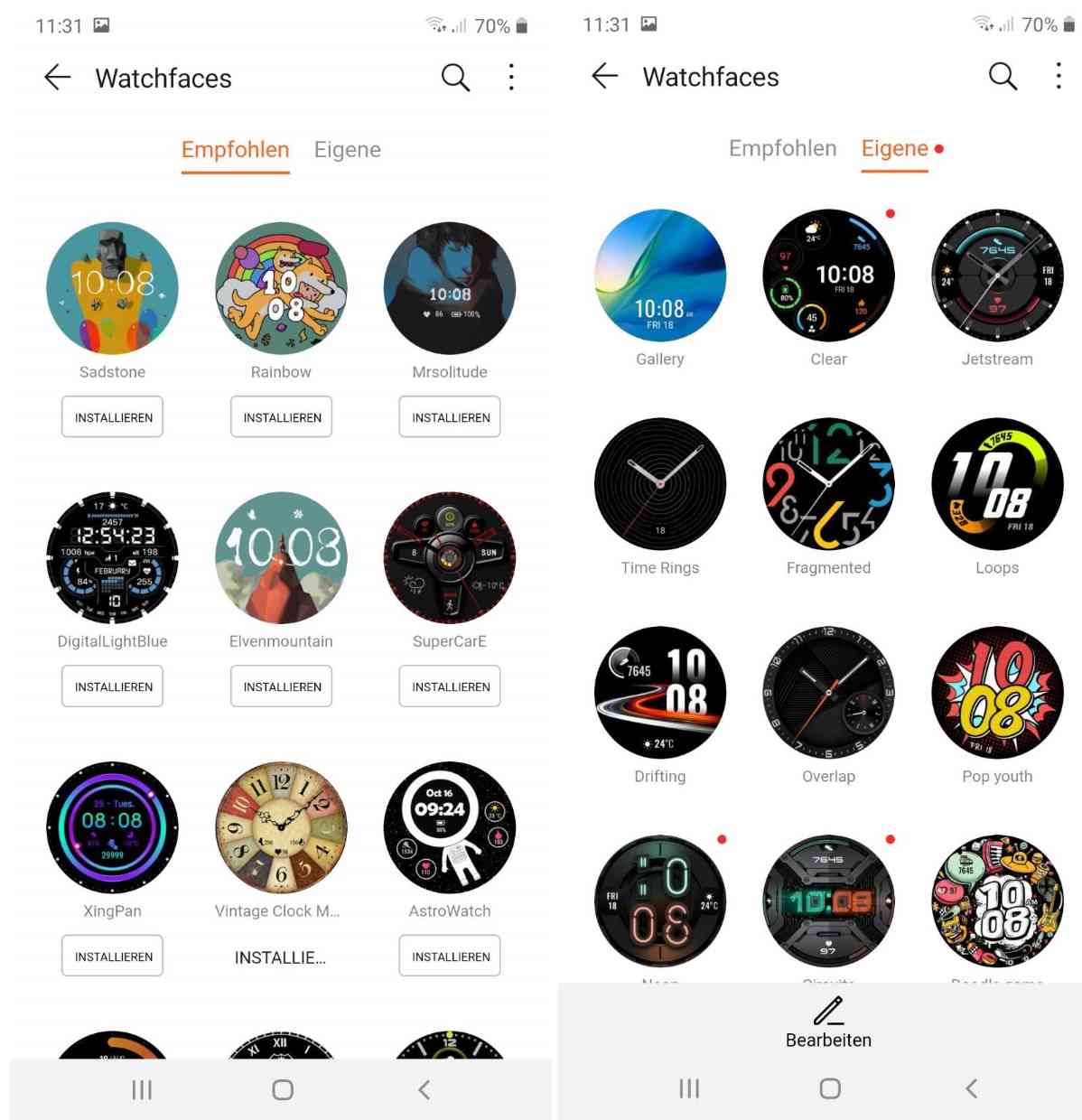 huawei watch gt 2e smartwatch test watchfaces