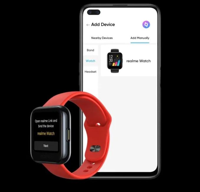 realme watch smartwatch mit smartphone