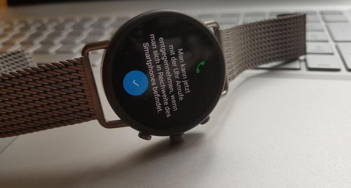 skagen falster 3 smartwatch test anrufe annehmen
