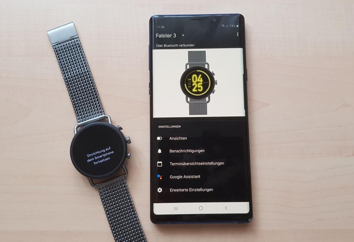 skagen falster 3 smartwatch test koppeln schritt 3