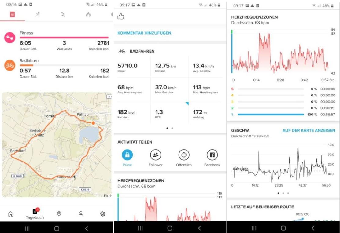 suunto 5 test fitness uhr app auswertung radfahren