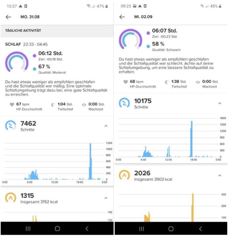 suunto 5 test fitness uhr app auswertung schlaf